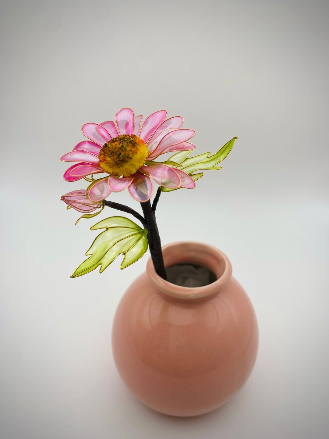 Jocelyn 水晶花-玛格丽特-桃红/造花液/树脂花/滴胶/花束礼物 - 植栽 - 树脂 