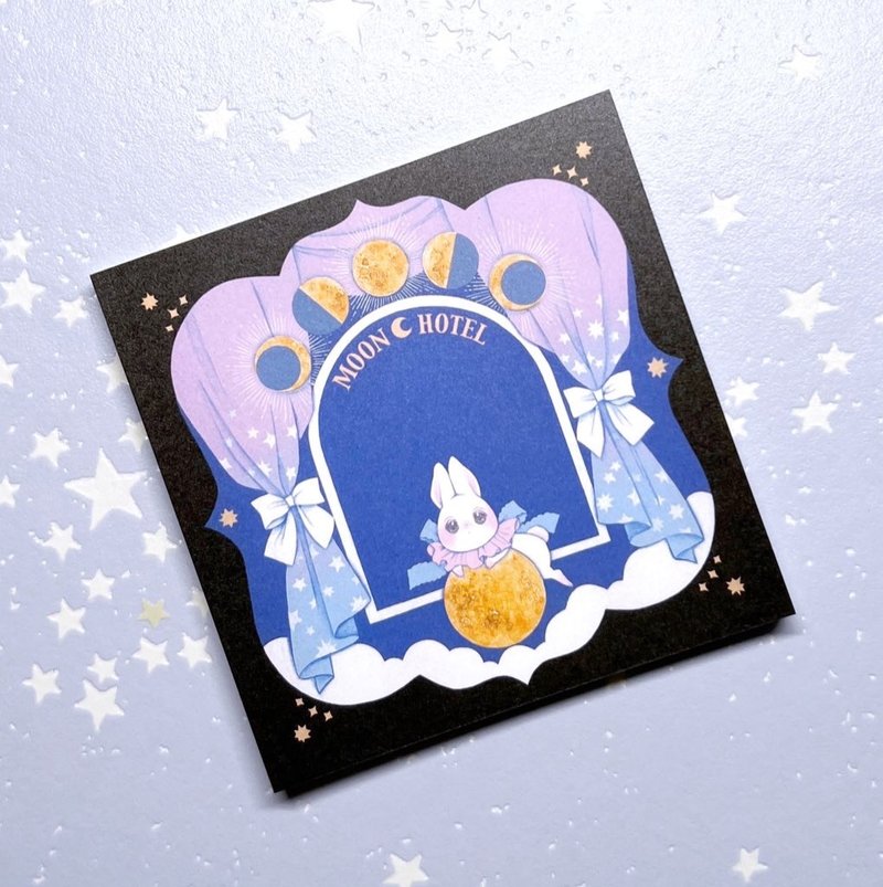 兔子的MOON HOTEL 便签本/备忘录 - 便条纸/标签贴 - 纸 黑色