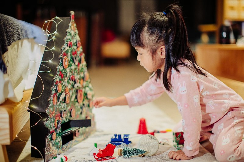 【独家限量】美国经典圣诞倒数盒-知更报佳音 /创造完美圣诞体验/ - 摆饰 - 木头 绿色