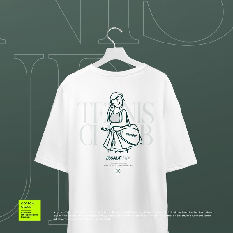 Essala 宽松版型 T-Shirt (M) - 男装上衣/T 恤 - 棉．麻 