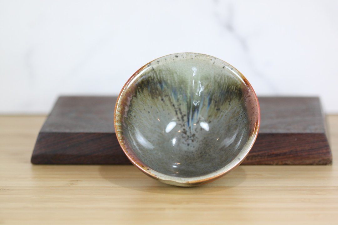 【沐春生活】120ml 天目釉 柴烧茶杯 茶碗 莺歌名家叶敏祥作品 - 茶具/茶杯 - 瓷 