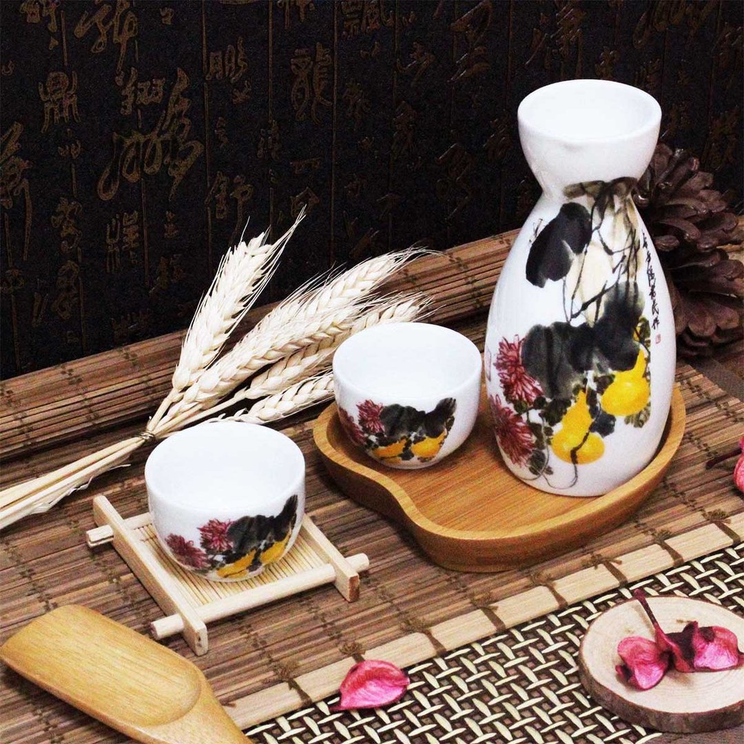 齐白石雅酌瓷器-含竹盘 - 茶具/茶杯 - 其他材质 