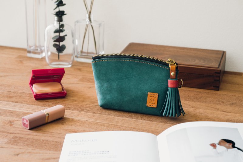 皮革化妆包 随身立体化妆包 W1-053 - 化妆包/杂物包 - 真皮 多色