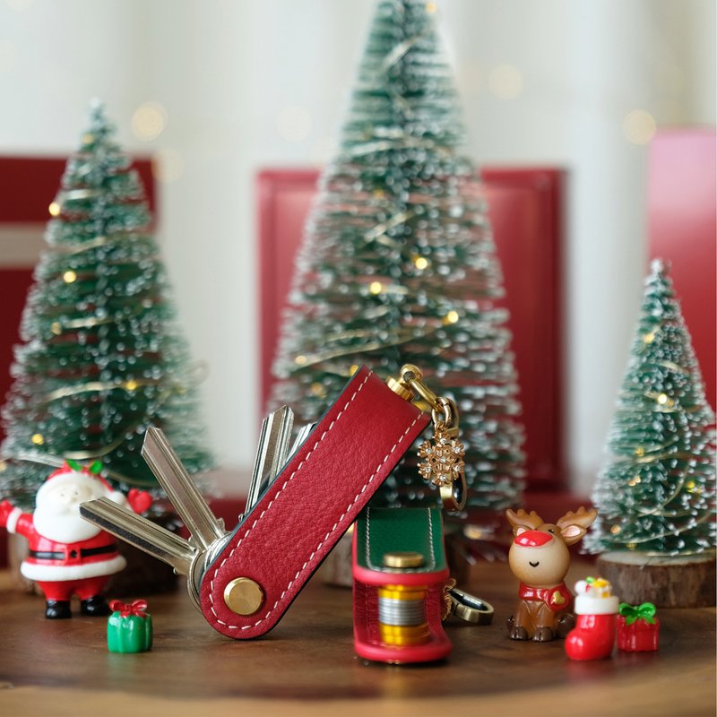 Christmas Key Holder/ Key Organize - 钥匙链/钥匙包 - 真皮 多色