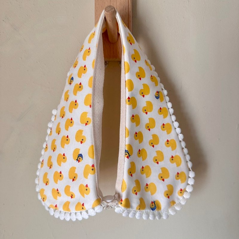 呱呱小鸭宠物春日领巾 - 衣/帽 - 棉．麻 黄色