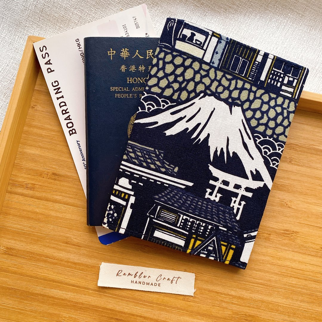 护照套 Passport Holder 护照夹 护照收纳 东京古街款 - 护照夹/护照套 - 棉 