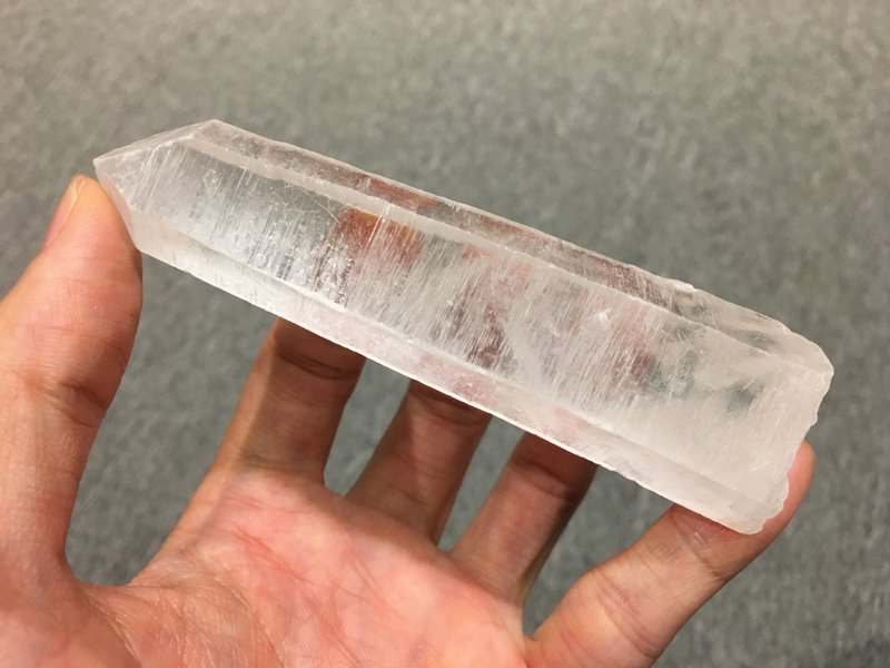 原石白水晶柱 - 去除病气,护身,趋吉开运,灵修打座 - 摆饰 - 水晶 