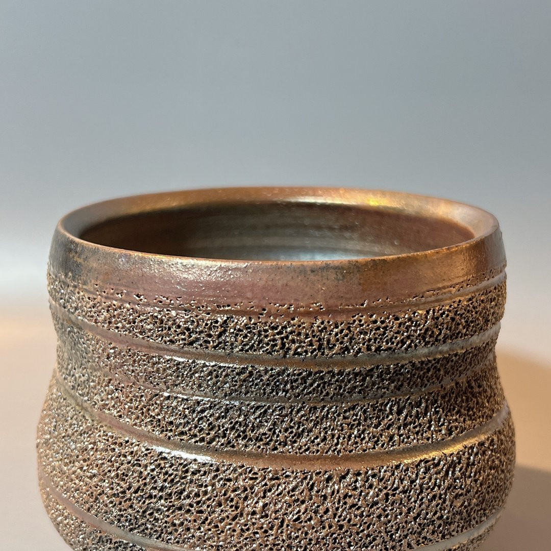 柴烧冰烟大茶碗 / 水方 / 小平凡手作 - 茶具/茶杯 - 陶 