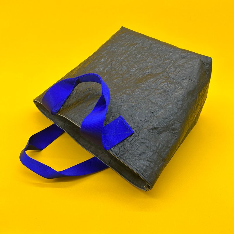 【东京直送】特殊机能环保托特包 black × ultramarine blue / petit M 手提包女推荐 - 侧背包/斜挎包 - 防水材质 黑色