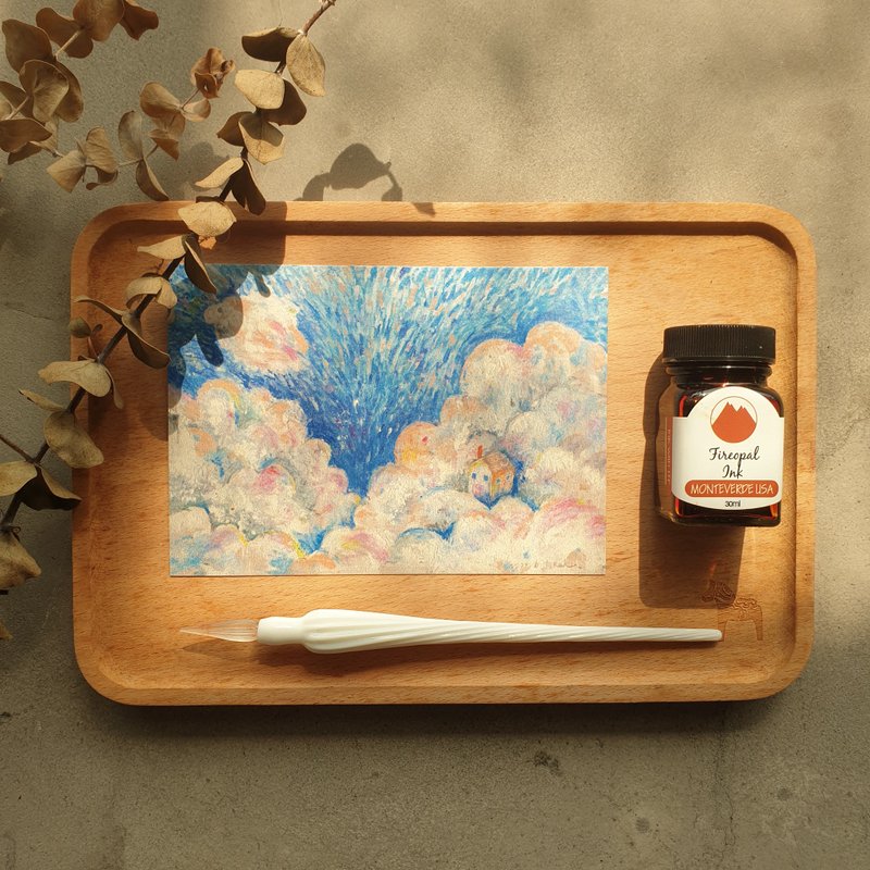 心灵 祝福 明信片 与你同在 - 卡片/明信片 - 纸 多色