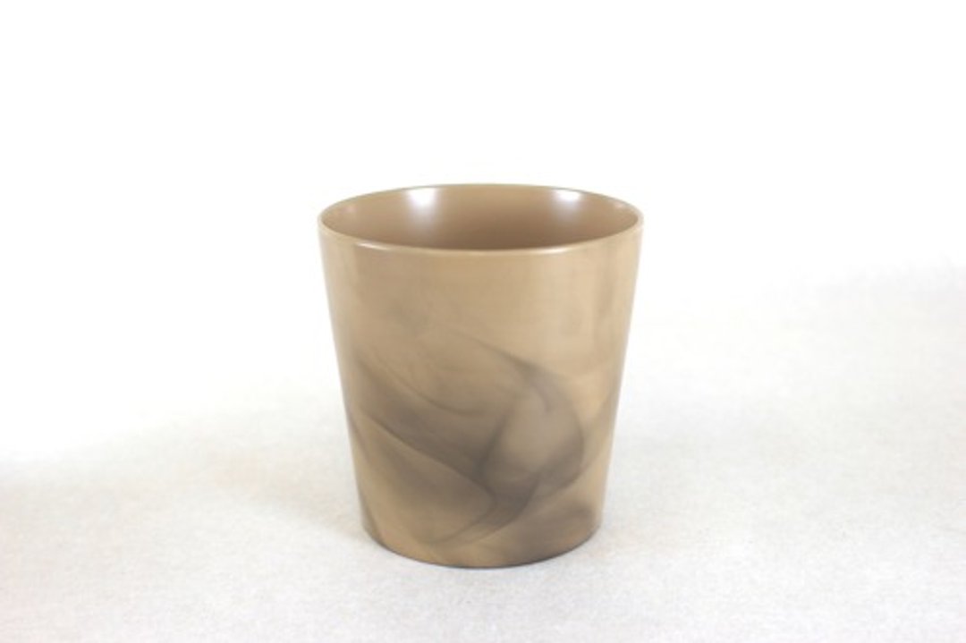 Murakumo Cup L White - 耳环/耳夹 - 木头 