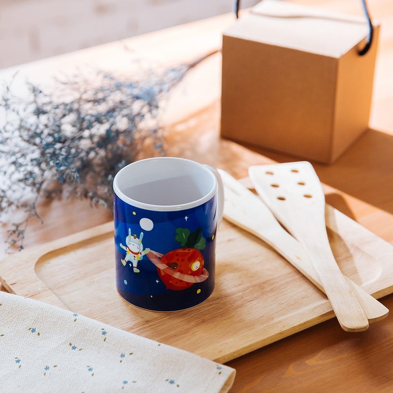 太空马克杯 咖啡杯 办公室用品 - 咖啡杯/马克杯 - 陶 蓝色