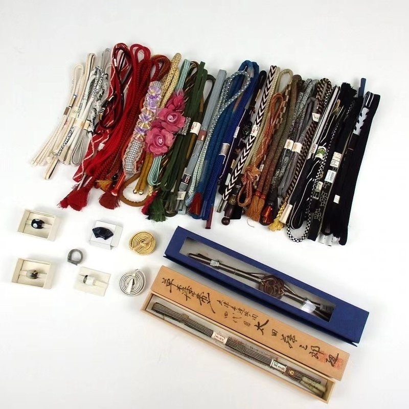 日本复古 Obijime 腰带绳盲盒套装 | 5 件入 | 随机搭配 - 其他 - 棉．麻 多色