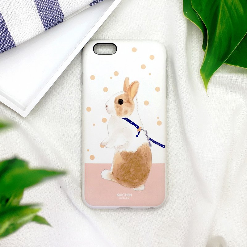 我不要回家!兔兔-犀牛盾PlayProof联名款 - 手机壳/手机套 - 塑料 粉红色