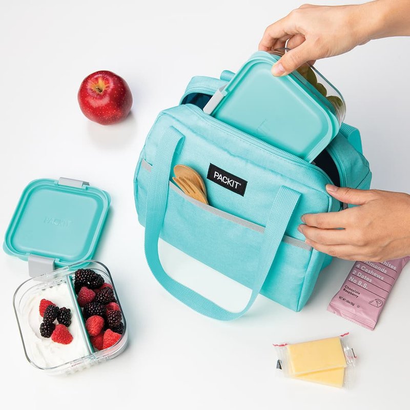 美国【PACKIT】冰酷 5.7L 轻巧冷藏肩背包(薄荷雪克) - 妈妈包 - 其他材质 