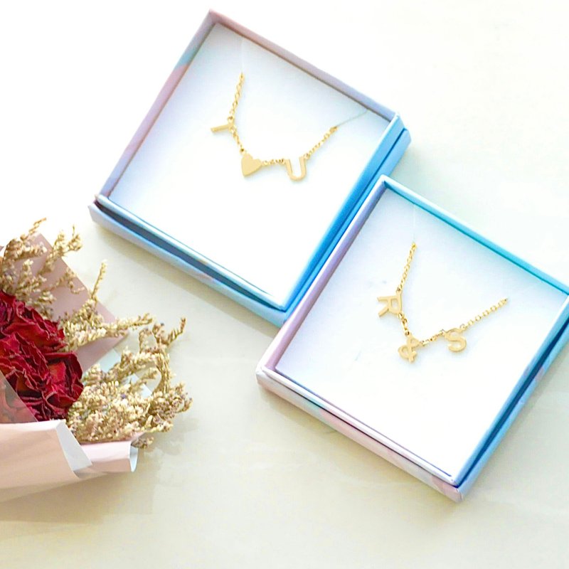 新品万岁! Message Bracelet 寄语手链 自选英文字母 Alphabet - 手链/手环 - 其他金属 金色