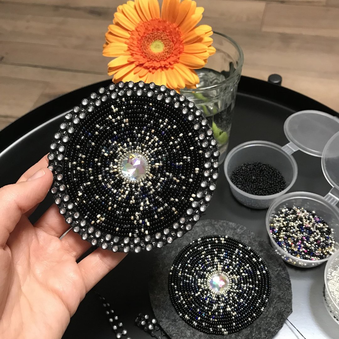 STAR Beaded Medallion - TRIBAL ATS belt - Gul-i-peron - American Tribal Style - 其他 - 其他材质 银色