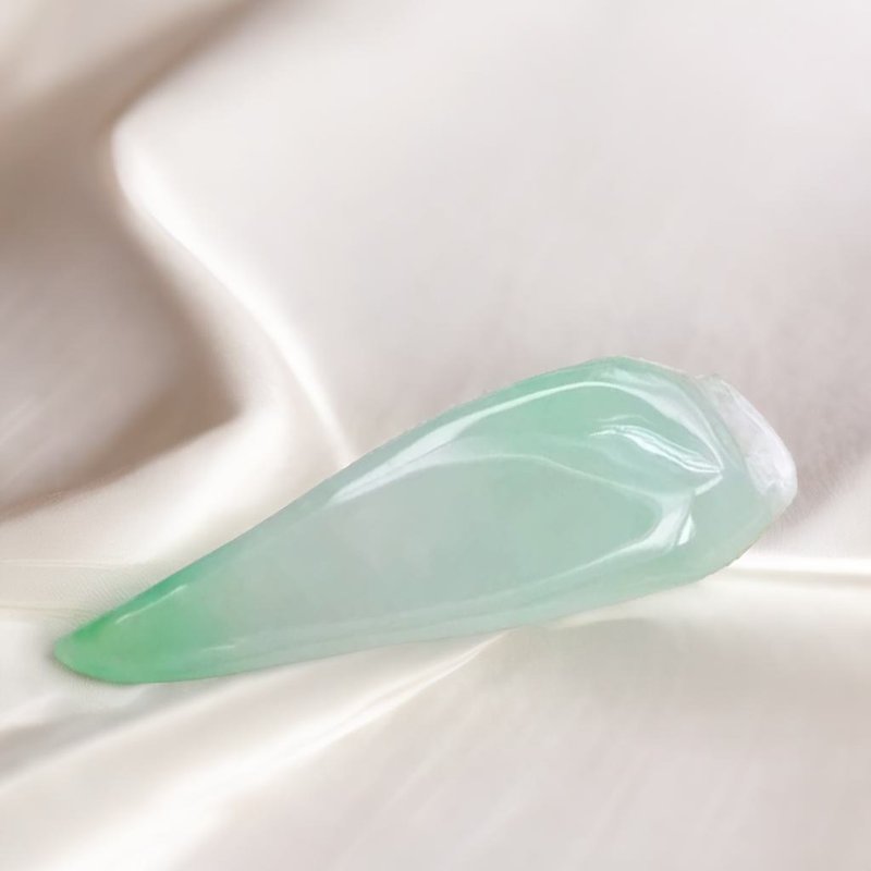 【福挂】冰飘阳绿翡翠福瓜| 天然缅甸A货翡翠 | 送礼 - 吊饰 - 玉石 透明