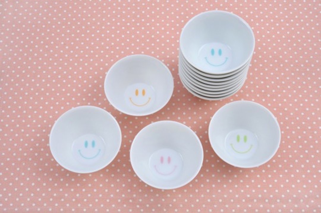 SMILE CUP(L)   ORANGE - 碗 - 瓷 橘色