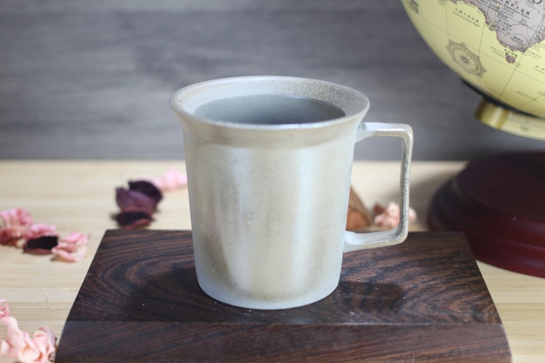 【沐春生活】240ml 柴烧天然落灰 方韵杯 咖啡杯 台湾莺歌制 - 咖啡杯/马克杯 - 瓷 