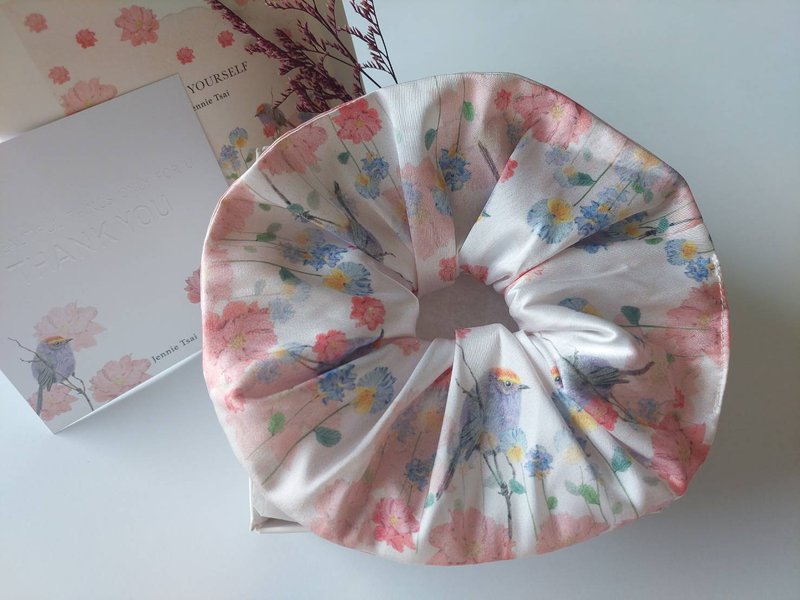 甜甜鸟语-大甜甜圈发束 2入礼盒 - 发饰 - 丝．绢 