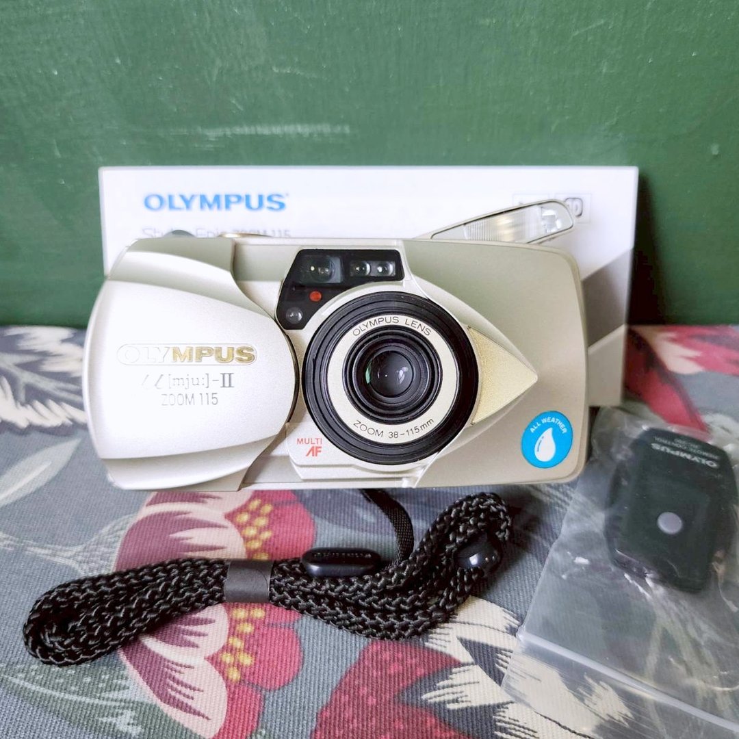 专业相机店 OLYMPUS MJU II ZOOM 115 底片傻瓜相机 (保固 30 天) - 相机 - 其他金属 银色