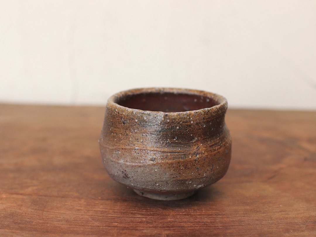 备前烧酒杯 gi-056 - 酒杯/酒器 - 陶 咖啡色