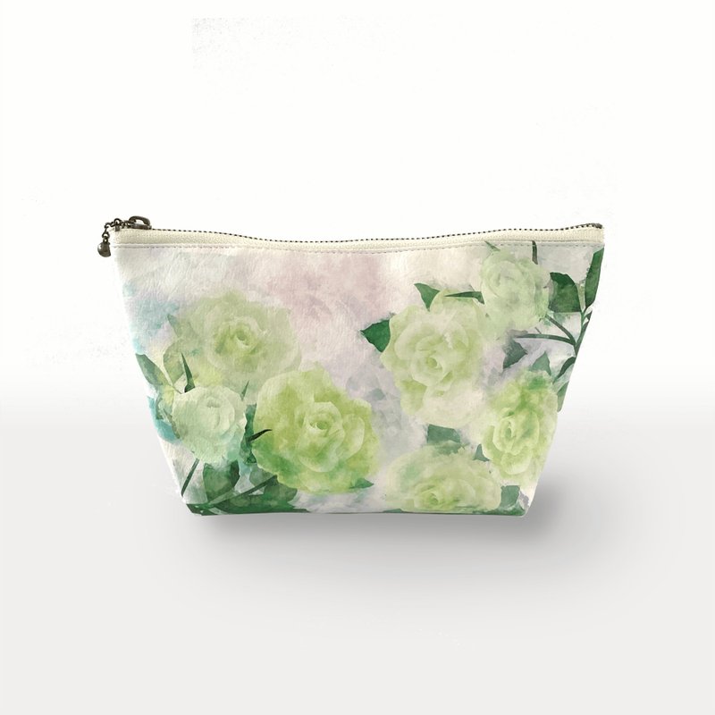 三角化妆包 玫瑰 - 化妆包/杂物包 - 人造皮革 多色