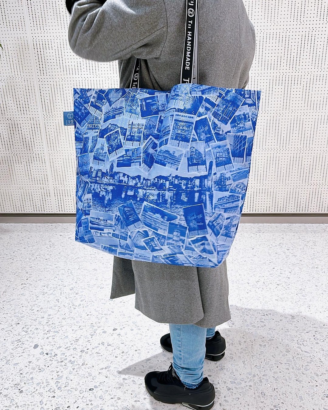 蓝晒香港2.0 港九新界图鉴 TOTEBAG | 环保袋 数码印刷 香港设计 - 手提包/手提袋 - 其他材质 蓝色