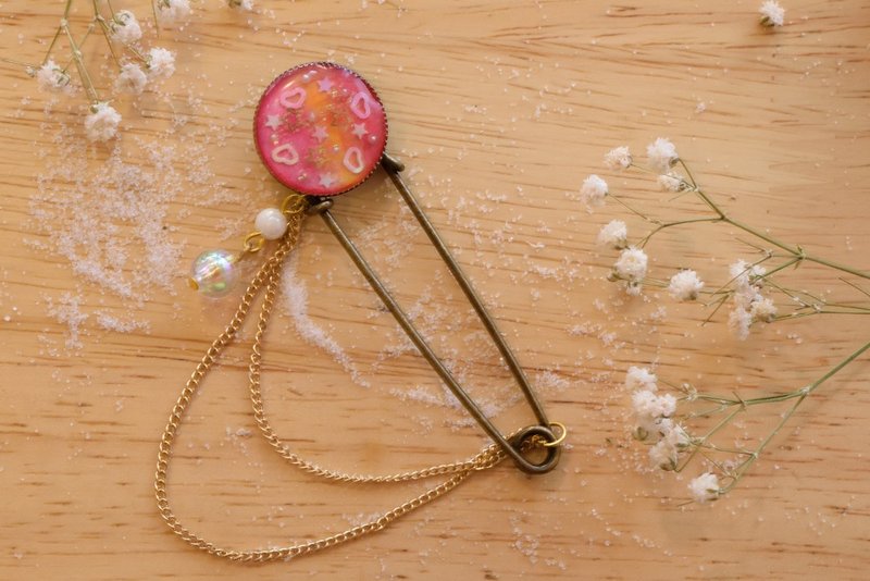 CUTE Beauty & Adorable for Endearing best gift Pink Brooch - 胸针 - 纸 粉红色