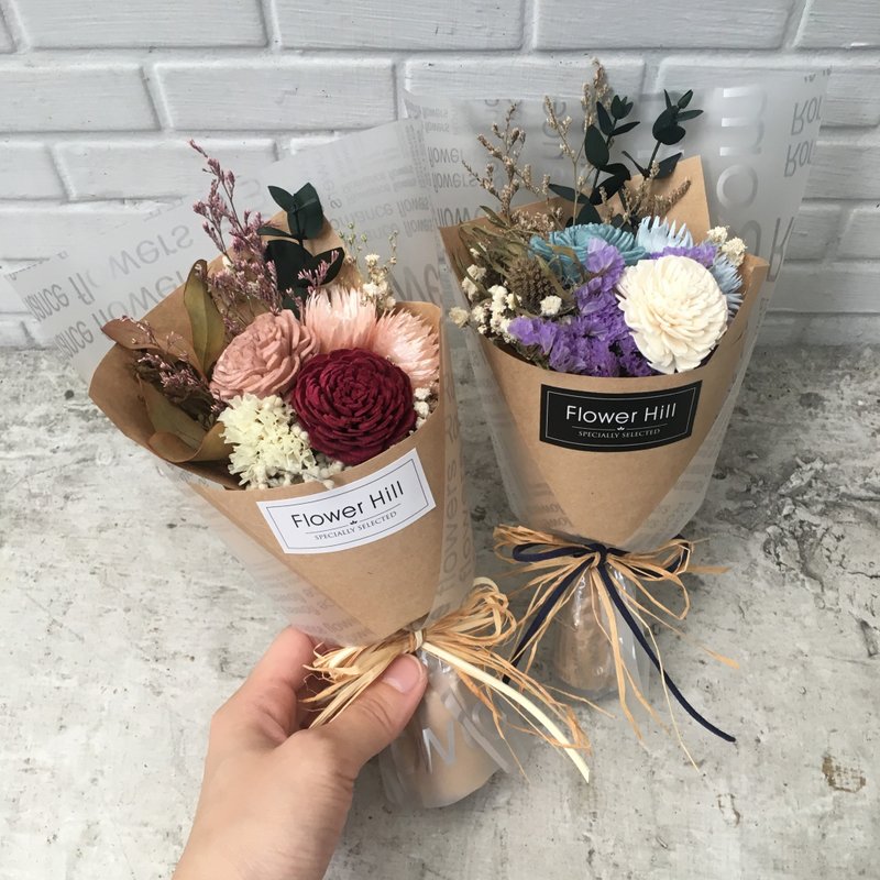 约好再见-太阳玫瑰毕业花束 毕业礼物 - 干燥花/捧花 - 植物．花 