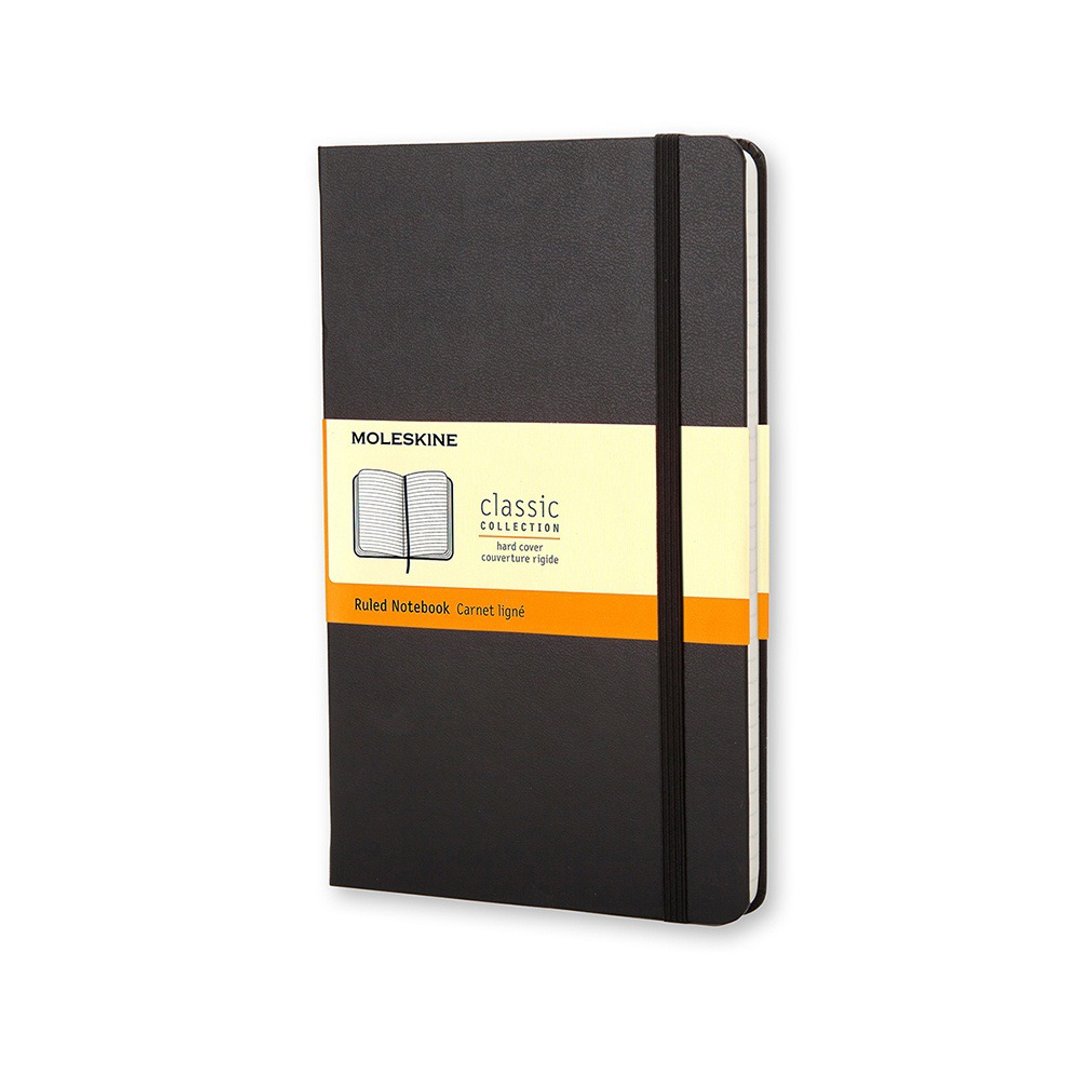 _勿上架_MOLESKINE 经典黑色硬壳笔记本 口袋型 横线 - 烫金服务 - 笔记本/手帐 - 纸 黑色