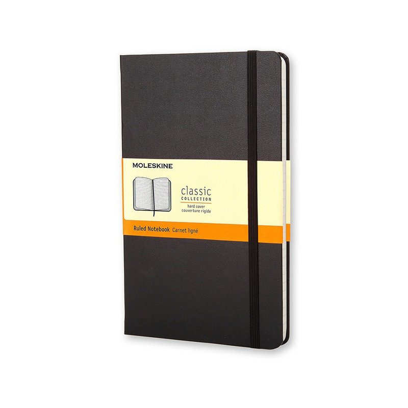_勿上架_MOLESKINE 经典黑色硬壳笔记本 口袋型 横线 - 烫金服务 - 笔记本/手帐 - 纸 黑色