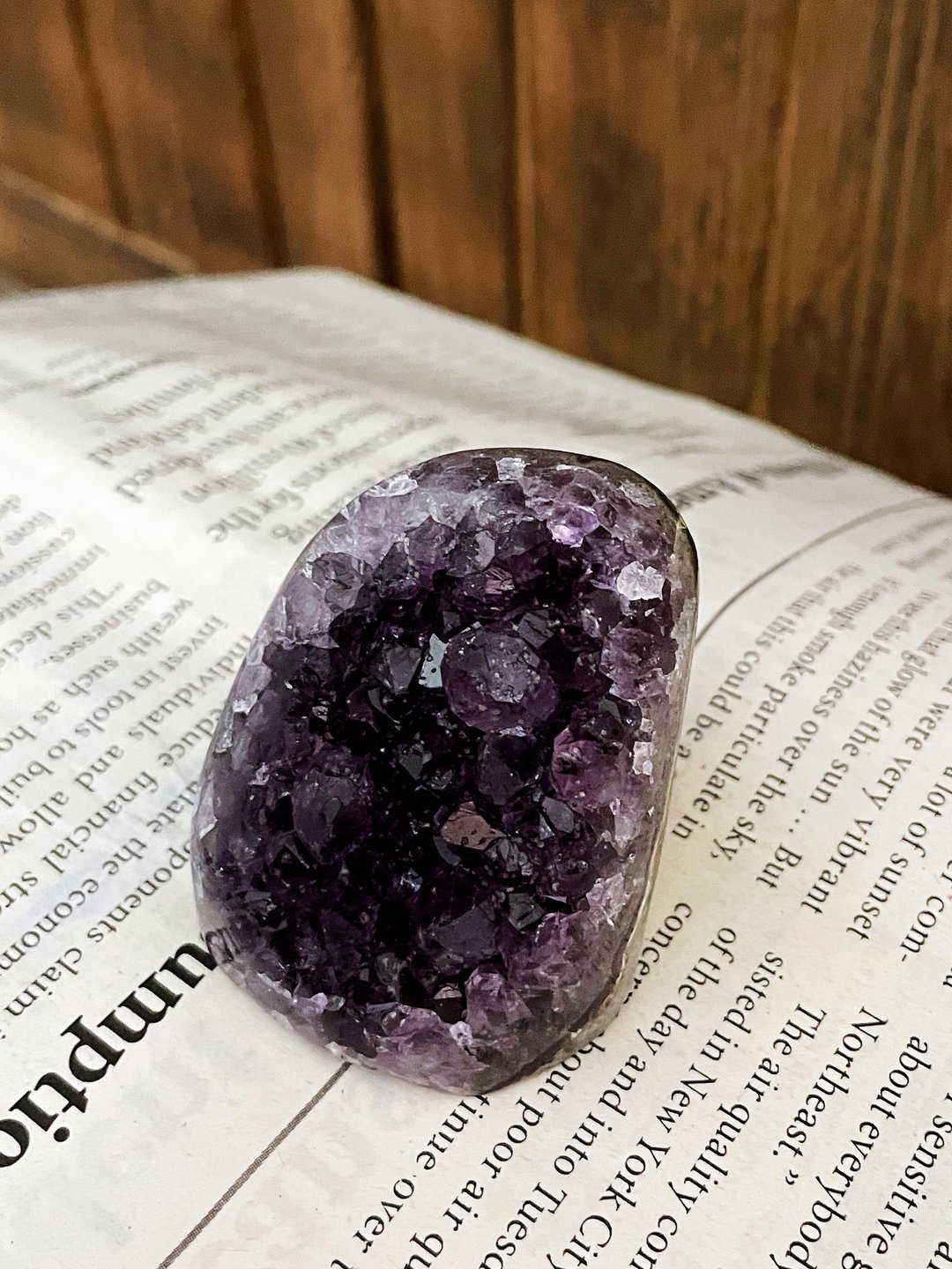能量摆件 天然紫晶 消磁 净化 财富 贵人 紫晶镇 - 摆饰 - 水晶 紫色