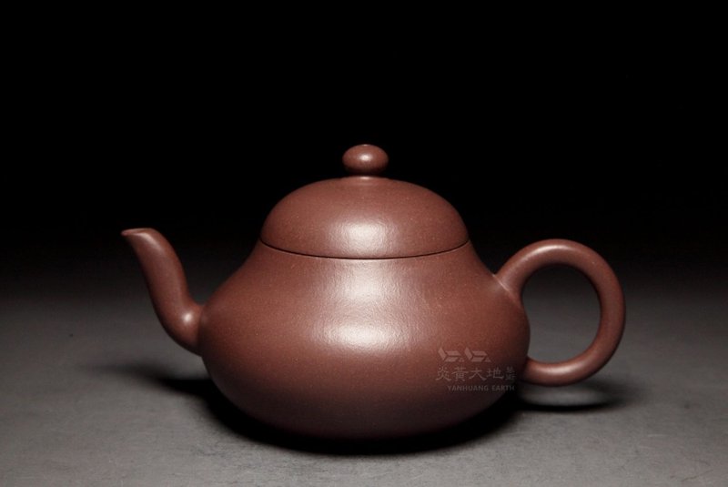【梨形 3】龙山堂 摹古纯手工 天青泥 200cc - 茶具/茶杯 - 陶 咖啡色