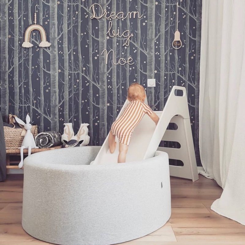 Misioo游戏球池-90x40浅灰(空池不含球) 儿童玩具 - 玩具/玩偶 - 海绵 