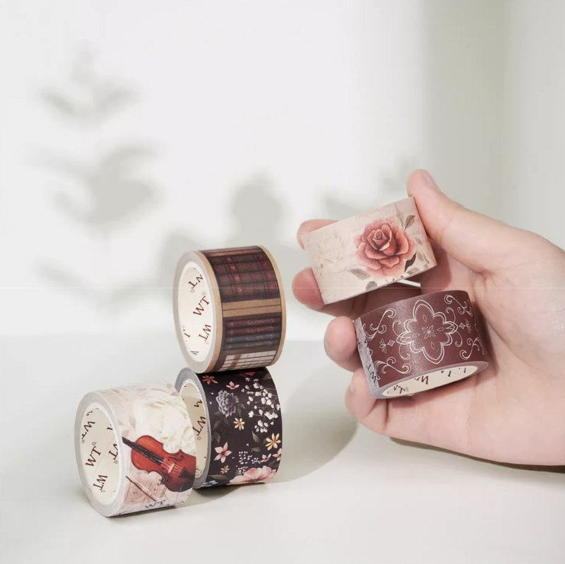 学术研究院 和纸胶带 5米卷 5卷套装 - 纸胶带 - 纸 多色