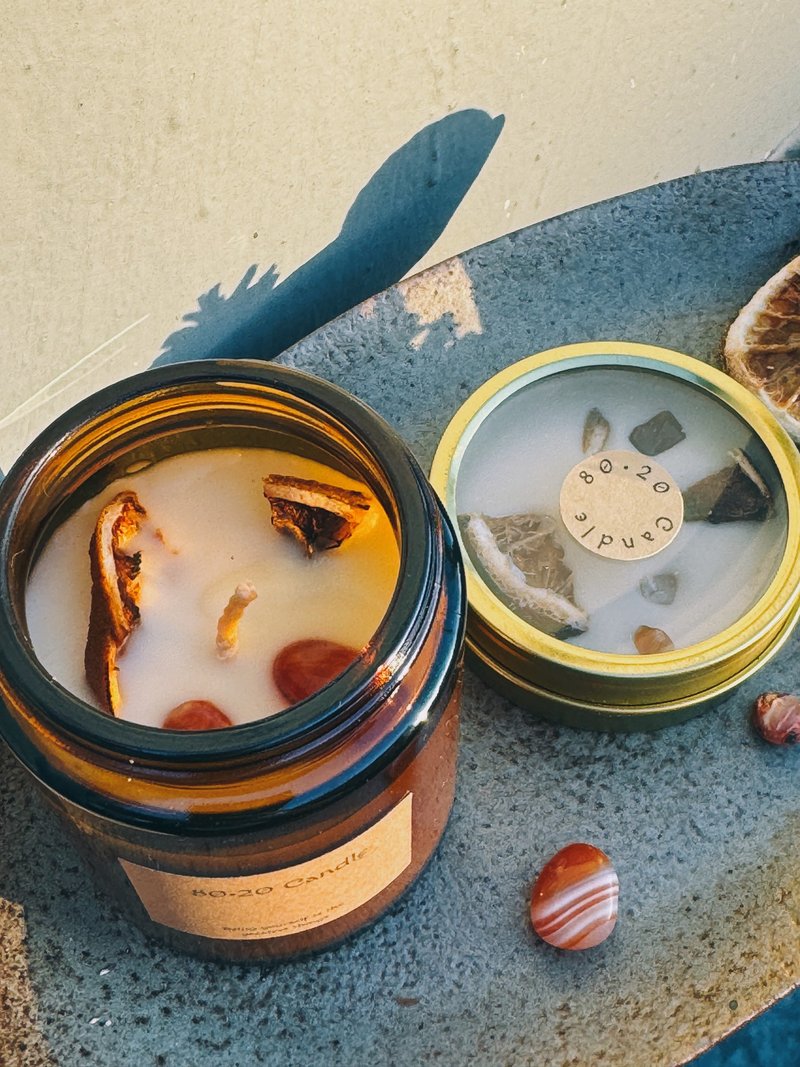 8020 candle 安然之境-热红酒调香 纯精油 欢庆团圆的安全感 香氛 - 香薰/精油/线香 - 精油 橘色
