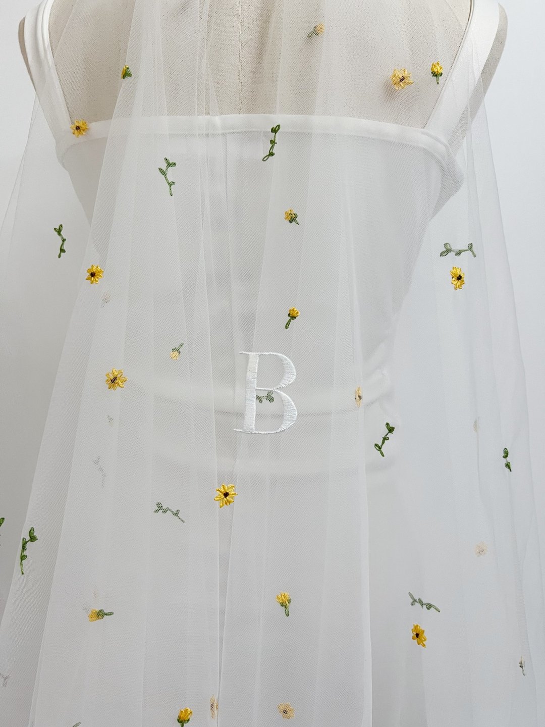 Little Sunflower : Wedding bridal veil - 发饰 - 绣线 