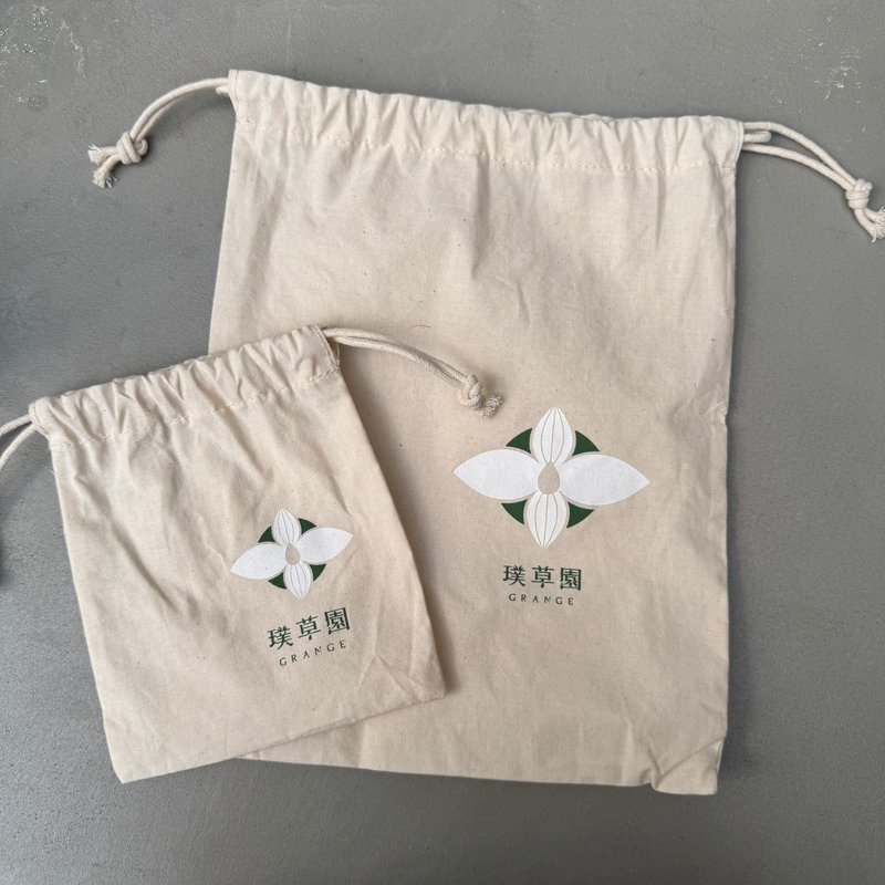 【加购】璞草园质感麻布束口袋－环保、百搭实用 送礼更温馨 - 束口袋双肩包 - 棉．麻 