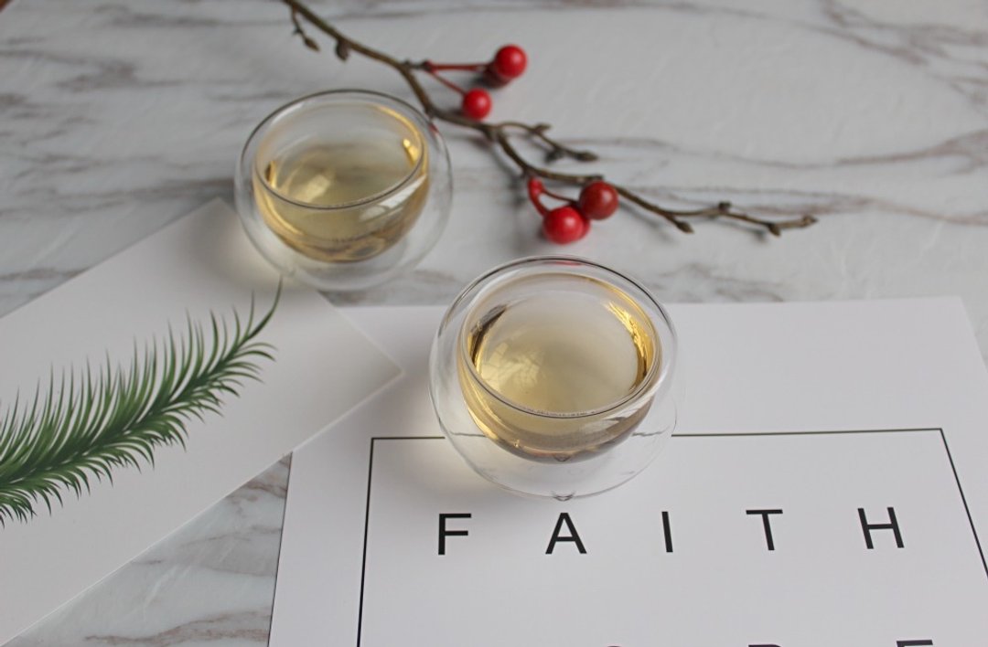 【有好食茶】素面双层隔热透明杯 品茶杯  (两入) - 茶具/茶杯 - 玻璃 透明