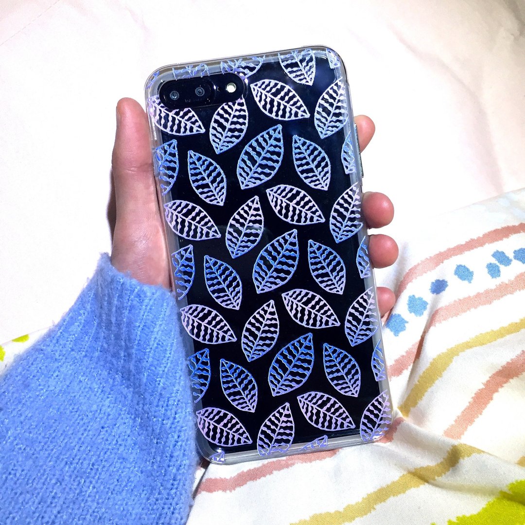 【猫咪爱情幸运叶】iPhone手机壳 F1s R9s S7edge S8 J3 XZs  - 手机壳/手机套 - 塑料 紫色