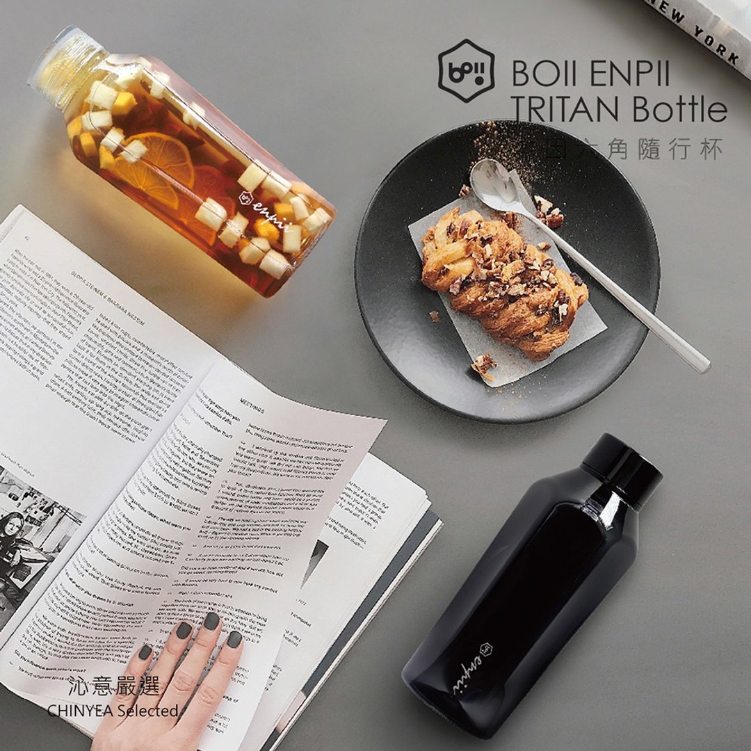 【设计师环保杯】BOII ENPII 六角随行杯 -滤茶冷泡壶(520ml) - 水瓶/水壶 - 其他材质 白色