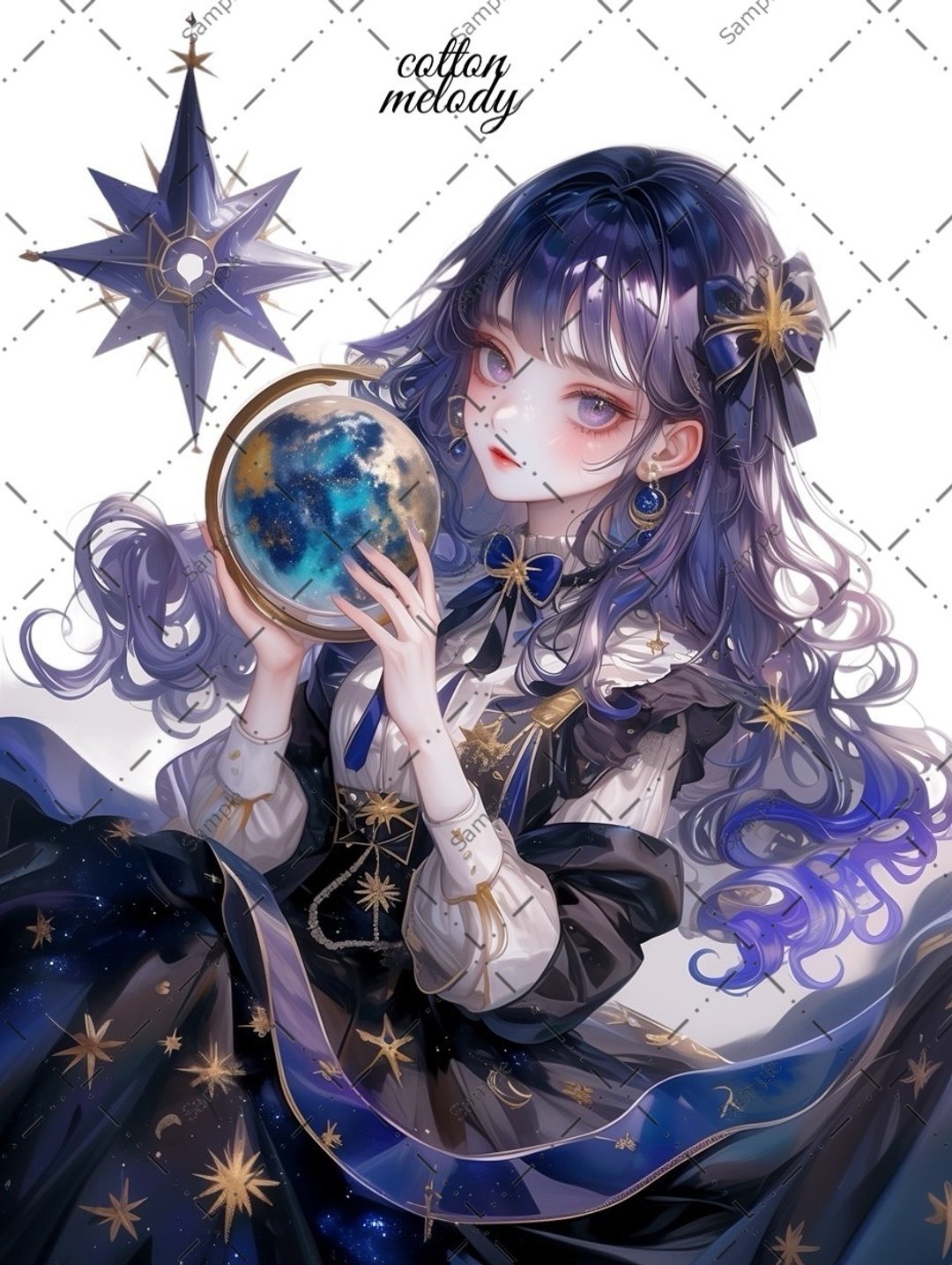 original sticker no.1631 人物贴纸 原创贴纸 人物贴纸 女孩贴纸 原创人物贴纸 - 贴纸 - 纸 