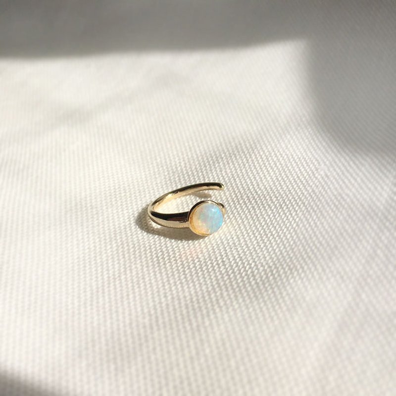 Popular one ear Opal Ear Cuff Earrings - 耳环/耳夹 - 宝石 多色