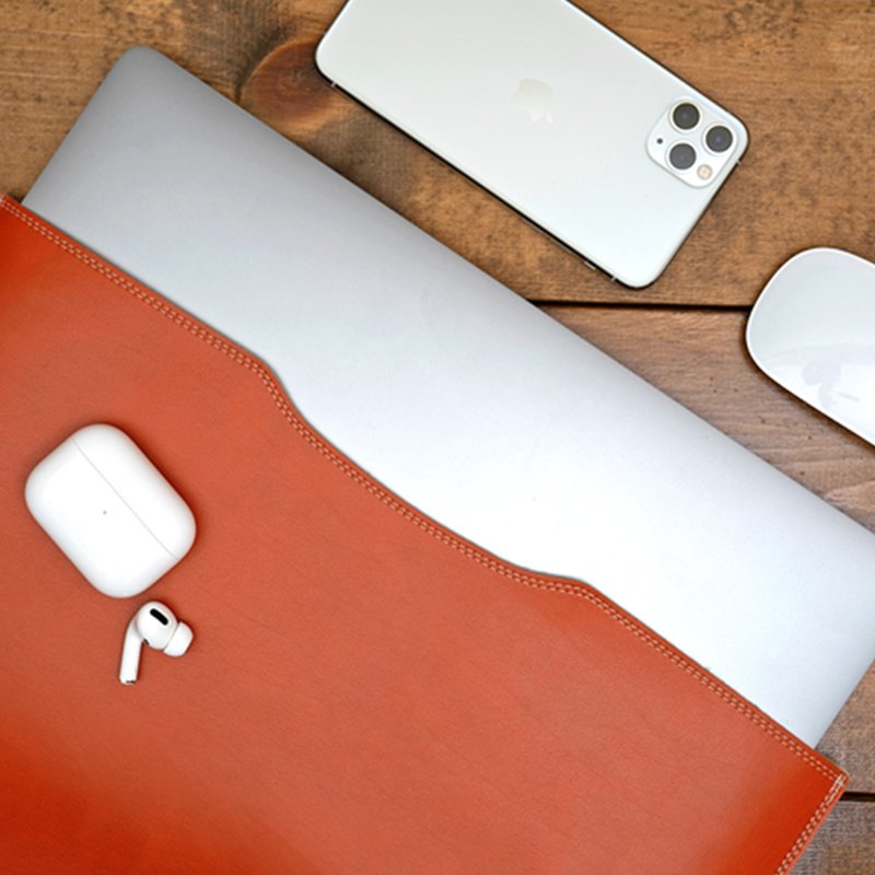笔记型电脑保护套 13 寸 iPad MacBook 平板电脑 日本制造 MAC01-13 [10-21 天内出货] - 平板/电脑保护壳 - 人造皮革 红色