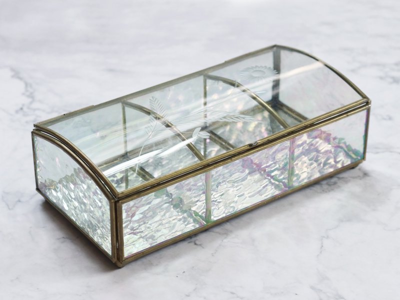 古董 / 复古 / 首饰盒 - 收纳用品 - 玻璃 透明