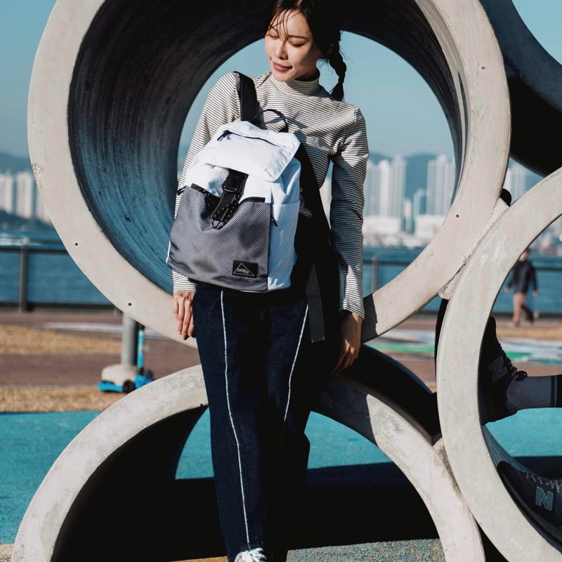 MATT背包 - 后背包/双肩包 - 环保材料 白色