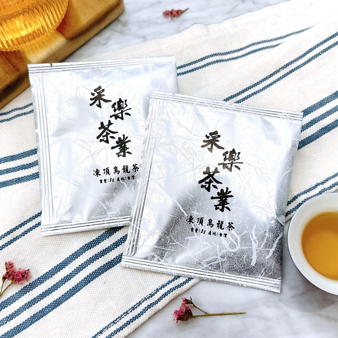 【采乐茶业】冻顶乌龙 - 三角立体茶包TongDing Oolong Tea - 茶 - 其他材质 银色