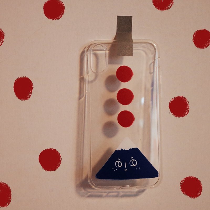 原創插畫 富士山 手機殼 - 手机壳/手机套 - 塑料 透明